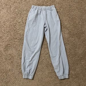 Brandy Melville Rosa Sweatpants in Light Blue. One Size (fits sizes around XS-M)